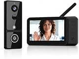 TKMARS Doorbell Camera Wireless No Subscription Video Doorbell, Two-Way Intercom, 1080P Video, 4.3” Screen, 170° Viewing Angle, No APP, No WiFi, Automatic Hang-Up