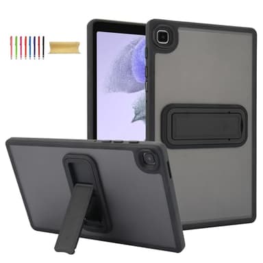 for Galaxy Tab A8 10.5 Inch Case, Slim Fit Hard PC TPU Shockproof Kickstand Bumper Anti-Scratch Drop Protection Lightweight Case Cover for Samsung Galaxy Tab A8 10.5" SM-X200, Black