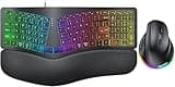 MEETION Ergonomic Keyboard with Ergonomic Vertical Mouse