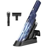 EDLOENS Handheld Vacuum Cordless with Brushless Motor, Charging Dock, Rechargeable, with 2-Speed for Home/Car/Pet, Blue