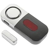 Balacoo Window and Door Alarm Sensor for Home Security with 125db Loud Alert, Easily Mounted Abs Magnetic Intruder Alarm for Cabinets and Doors, for Apartments and Safety Random Color