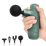 HYFUN N1 Super Mini Massage Gun, Ultra-Compact Deep Tissue Massage Gun, Portable Travel Handheld Massager, Men & Women Muscle Recovery, Percussion Massager Quiet for Home, Gym, Office, Green
