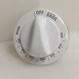 WB03K10187 - Hotpoint Aftermarket Replacement Oven Stove Range Thermostat Knob (White)