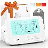 BBLOVE Blood Pressure Monitors for Home Use FSA&HSA Eligible, Medical-Grade Accuracy,Automatic Upper Blood Pressure Monitor with Three-color warning and 2-User,Large Display, Birthday Gifts for Family