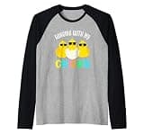 Hang with the Girls, from Chicks, Easter Raglan Baseball Tee