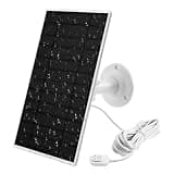 Solar Panels | Waterproof Portable Power Bank | 10W Wall Camera Solar Charging Panel | for Phones Motor RV Electronic Outdoor Camping Fishing Garden Yard Balcony