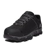 Timberland PRO Men's Powertrain Sport Alloy Safety Toe Industrial Athletic Work Shoe, Black/Grey-2024 New, 10
