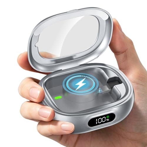 Goton Charging Case for Oura Ring Gen 4 & 3 Charger, 2000mAh Portable Travel Wireless Power Station with Digital Display, 45-Day Runtime, Universal Fit (Official Charger NOT Included)