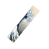 Jonscart 47"X10" Sport Outdoor Electric Skateboard Longboard Dancing Board Old School Board Waterproof Griptape Sheet Sticker Deck Sandpaper (Sea Wave)