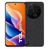 TCL 605 Dual-SIM 128GB ROM + 8GB RAM (GSM OLY | No CDMA) Factory Unlocked 4G/LTE Smartphone (Obsidian Black) - International Version