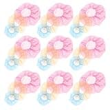 BUTIFULSIC 96pcs Plastic Fire Alarm Dust Protector Covers Universal Compatibility and Elastic Cover Design for Ceiling Alarms and Fire Sprinkler Heads in Construction and Remodeling