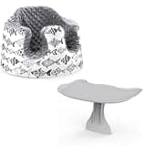 Seat Cover + Seat Tray Accessory Compatible with Bumbo Floor Seat