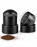 Espresso Stirrer Tool with Base, Stainless Steel Coffee Distribution Tool for 51mm 53mm 58mm Portafilter, Needle Coffee Powder Stirrer for Home Barista Accessories (53mm(CAN USE FOR 54))