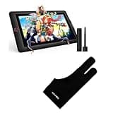 XPPen Artist 15.6 Pro Tilt Support Graphics Tablet & Artist Drawing Glove 2-Fingers Digital Art Glove (Size L) Black