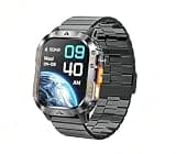 Smart Watch for Men, 1200mAh Battery with LED Flashlight,