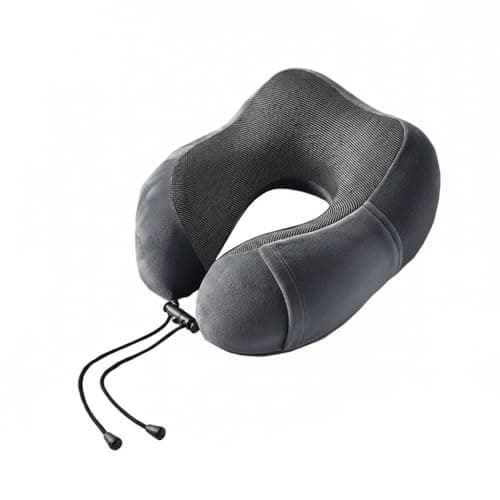viatra Travel Neck Pillow with Memory Foam, Eye Mask, and Earplugs, Travel Set