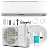 18000 BTU Mini Split Air Conditioner Heater, 20 SEER2 208-230V WiFi Inverter AC, Cools up to 1250 Sq.Ft, Pre-Charged with Installation Kit