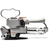 ZenHailure Commercial Pneumatic Automatic Strapping Tool Compatible with 13mm to 25mm Wide Packing Belts,Friction Weld Sealing System Durable Heavy-Duty Performance for Export Crates A19