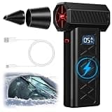 Mini Turbo Snow Blower, Snow Master Pro LED Turbo Blower,130,000 RPM Portable Snow Whiz Turbo Blowe with Dual Mode Design & 5-Speed Power,for Vehicle Snow Removal and Home Cleaning