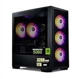 BYTE DEPOT Gamer Xtreme Gaming Desktop PC - Intel Core i5-14400F CPU, 64GB DDR RAM, 2TB PCIe SSD, NVIDIA GeForce RTX 5060 8GB GDDR7 (i5-14400F | RTX 5060, 64GB RAM | 2TB NVMe SSD)