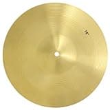 SEWCHICS Practice Jazz Drum Crash Cymbal Metal Drum Set Cymbal Smooth Edge Design for Long-term Use