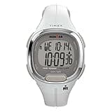 Timex Women's Ironman Triathlon Transit 33mm Resin Strap Watch – Gold-Tone Top-Ring & Black Resin Strap