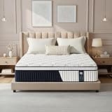 ZOSEMUC Full Size Mattress, 12 Inch Ultra Comfort Hybrid Mattresses Full Size, Foam with Independent Pocket Springs Mattress in a Box Pressure Relief & Supportive, Medium Firm