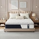 ZOSEMUC Full Size Mattress, 12 Inch Ultra Comfort Hybrid Mattresses Full Size, Foam with Independent Pocket Springs Mattress in a Box Pressure Relief & Supportive, Medium Firm