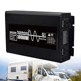 10000W Pure Sine Wave Power Inverter DC 12V /24V /48V to AC 110V/220V for Solar Solar Panel Home Outdoor RV Camping Smart(24v)