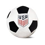 Northwest U.S. Soccer Men's National Team Logo Cloud Travel Pillow, Soccer Ball Plush Cushion for Bedroom Dorm Couch Decor, Ultra Soft Round Home Accent, 11 in
