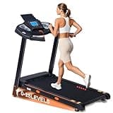 Treadmill for Home with 15-Level Auto Incline, 10 MPH, 18" Wide Running Belt, 350 LB Capacity, 3.0 HP, Shock Absorption, Incline Treadmill with Bluetooth App