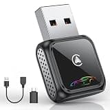 Super Mini Android Auto Wireless CarPlay Adapter - 3s Auto Connect Car Play Dongle, Zero Latency, Compatible with iOS & Android, 2017+ Models, USB/Type-C