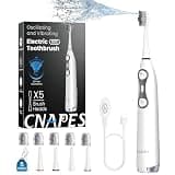 Electric Toothbrush with Water Flosser Combo, Sonic Brush & Oral Irrigator