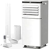 Portable Air Conditioner, 8000 BTU, Cools Up to 350 Sq Ft, Remote Control, 2 Fan Speeds, 24 Hour Timer, Quiet Operation & Fan Mode, Portable AC for Bedroom, Office, Home & Dorm