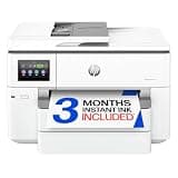 HP OfficeJet Pro 9730 Wide-Format Wireless All-in-One Color Inkjet Printer, Print, scan, Copy, fax, up to 11x17 ADF, Duplex Print/scan, Best-for-Office, 3 Month Trial of Instant Ink Included(C2WH0A)