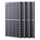 Callsun 4Pcs 200 Watt Bifacial Solar Panel 12V, N Type 16BB 25% High Efficiency, Dual-Module Parallel Anti-Shade Design, for RV Van Marine Home Rooftop Off-Grid Systems
