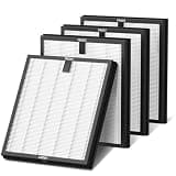 HY4866 Replacement Filter Compatible with MORENTO HY4866, WESTHEY HY4866, YIOU M1 Air Purifier, 3-in-1 H13 Ture HEPA Filters (Extra 4 Pre-filter) Enhanced Version for HY4866, 4 Pack