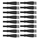 Toddmomy 100pcs Dual-head Razor Cleaning Brushes Small Plastic Shaver Cleaning Brush Kit with Nylon Bristles for Dusting and Maintenance, Travel-friendly Care Tools for Home and Travel