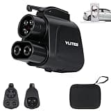 YLITES NACS to CCS Adapter for Fast Charging CCS1 EVs in Tesla V3/V4 Superchargers, Max 500A 1000V NACS DC Adapter, Dual Locks for Secure Connection and Easy Disconnect for Road Trip Backup