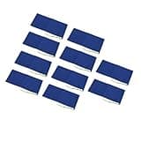 GOWENIC 10Pcs Water Activated Flood Barriers, Flood Prevention Sand Bag for Gate, Garage, Basement, Water Barrier for Doorway Window