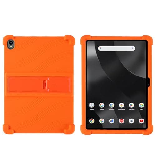 QYiiD Case for Onn 11" Tablet Pro 2024 Model (100146660) 11 inch, Light Weight Silicone Kids Friendly Soft Shock Protective Cover Case for Onn. 11 Inch Tablet Pro 2024 Model, Orange