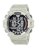 Casio Illuminator 10-Year Battery LED Back Light 5-Alarm Chronograph Digital Watch AE1500WH-8B2V