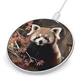 Red Pandas Wireless Charger Magnetic Phone Induction Charger 10w Fast Wireless Charging Station Compatible with iPhone 17 16 15 14 13 12 Pro Max Samsung Galaxy S25 S24 S23