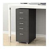GFSGHZZ Lockable Vertical File Cabinet - 5 Drawer Metal Storage for Legal/Letter/A4 Documents - Under Desk Office Filing Cabinet for Nized File Storage