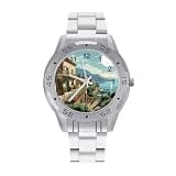 FekiLoot Watch for Men Big Face Stainless Steel Wrist Watch Personality