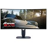 Alienware 34 PC Gaming Monitor - AW3425DW, WQHD (3440x1440), 21:9 1800R Curved, 240Hz, QD OLED, 0.03ms, Compatible with NVIDIA G-Sync, AMD FreeSync Premium Pro, HDR True Black 400, USB-C, 3-Year