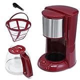 OISNGWNG 2L Coffee Machine 220V Espresso Drip Maker with Glass Kettle Powder Filter Anti-Drip Insulation Teapot