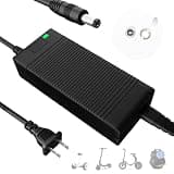 EVAPLUS 54.6V Smart Charger for 48V Lithium Batteries - UL Certified, Fast Charging with Multi-Safety Protection, Compatible with Electric Bikes/Scooters, DC 5.5 * 2.5/2.1mm Connector