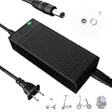 EVAPLUS 54.6V Smart Charger for 48V Lithium Batteries - UL Certified, Fast Charging with Multi-Safety Protection, Compatible with Electric Bikes/Scooters, DC 5.5 * 2.5/2.1mm Connector