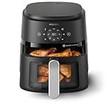 Philips 2000 Series Airfryer - RapidAir Technology, 13-in-1 Ways to Cook, 4.4QT Capacity, Healthier Meals Up to 90% Less Fat, Easy to Clean, Dishwasher Safe, Touchscreen Control, HomeID App (NA221/00)